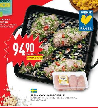 Willys Hemma Färsk kycklingbröstfilé erbjuda