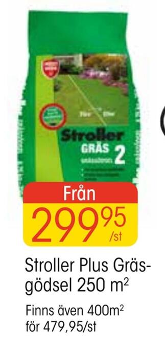 EKO Stroller plus gräsgödsel 250 m 2 erbjuda