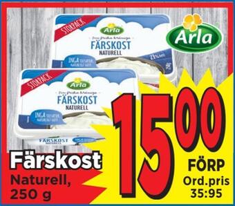 Supergrossen Färskost erbjuda