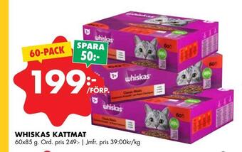 ÖoB Whiskas kattmat erbjuda