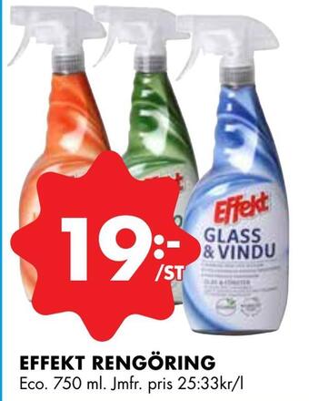 ÖoB Effekt rengöring erbjuda