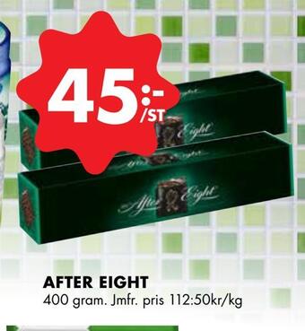 ÖoB After eight erbjuda