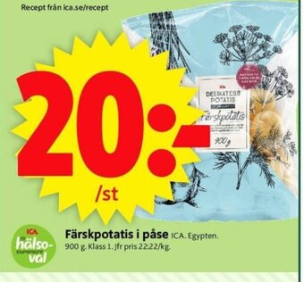 ICA Supermarket Färskpotatis i Påse erbjuda