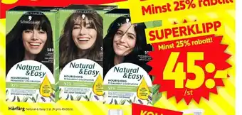 Hårfårg Natural & Easy