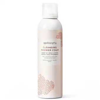 Apotek Hjärtat Apolosophy cleansing shower foam 200 ml erbjuda