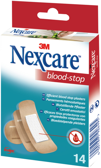 Apotek Hjärtat Nexcare blood-stop plåster 14 st erbjuda