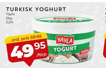 Matrix Butikerna Turkisk Yoghurt erbjuda