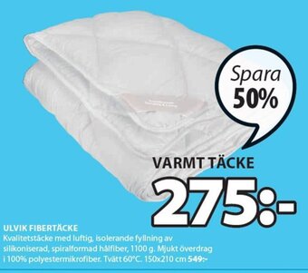 JYSK Ulvik Fibertäcke erbjuda