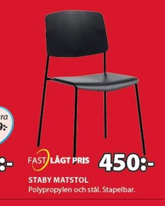 JYSK Staby Matstol erbjuda
