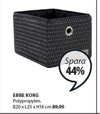 JYSK Ebbe Korg erbjuda
