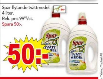 Spar tvättmedel flytande