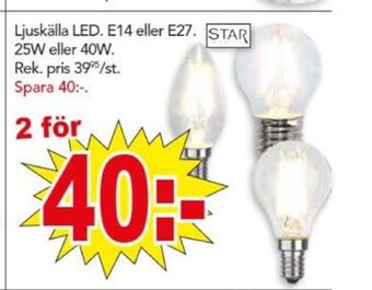 Star trading led lampor