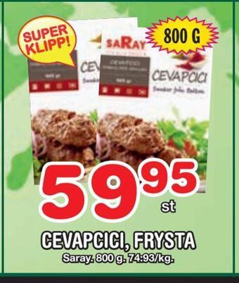 Nya Pulsen Cevapcici, frysta erbjuda