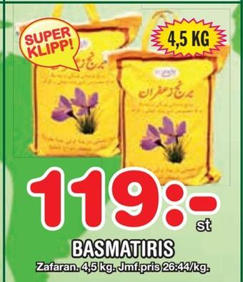 Nya Pulsen Basmatiris erbjuda