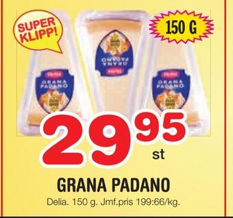 Nya Pulsen Grana padano erbjuda