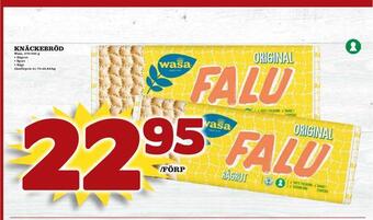 Nya Pulsen Knäckebröd erbjuda