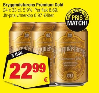 Calle Bryggmästarens premium gold erbjuda
