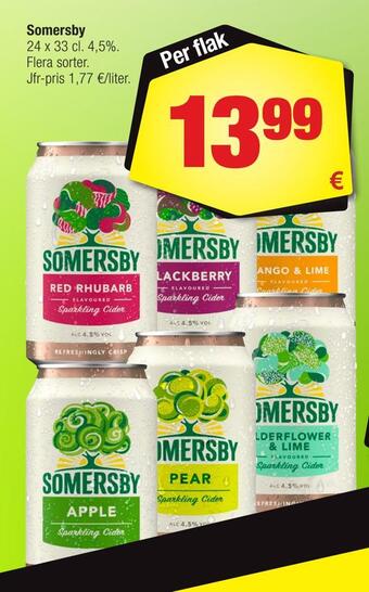 Calle Somersby erbjuda