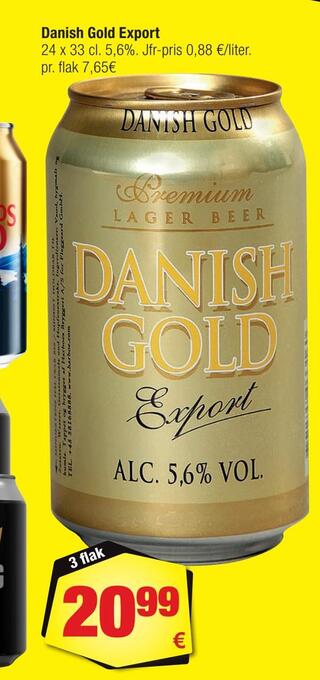 Calle Danish gold export erbjuda