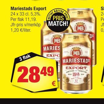 Calle Mariestads export erbjuda