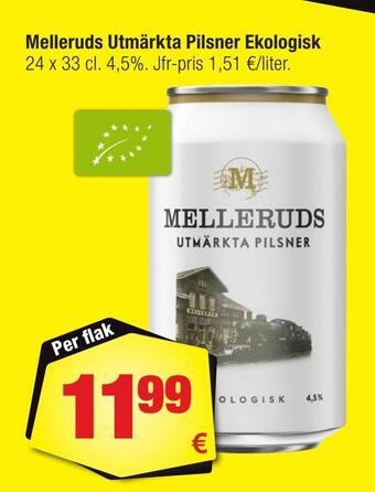 Calle Melleruds utmärkta pilsner ekologisk erbjuda