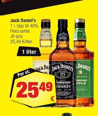 Calle Jack daniel's erbjuda