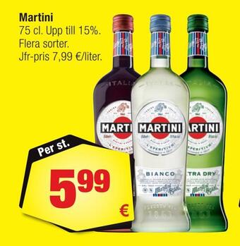 Calle Martini erbjuda