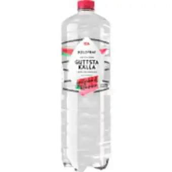 ICA Maxi Vatten kolsyrad jordgubb rabarber 150cl ica erbjuda