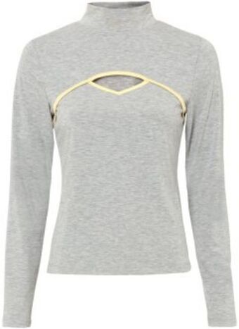 Bonprix Långärmad topp med cut-out erbjuda