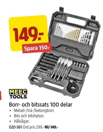 Jula Borr- och bitssats 100 delar erbjuda