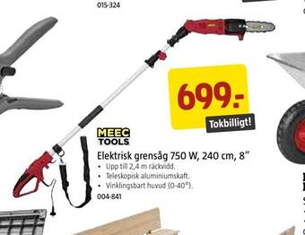 Jula Elektrisk grensåg 750 w, 240 cm, 8 erbjuda