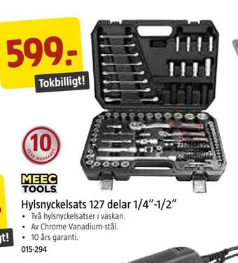 Jula Hylsnyckelsats 127 delar 1/4-1/2 erbjuda