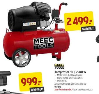 Jula Kompressor 50 l, 2200 w erbjuda