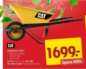 Jula Skottkärra 160 l erbjuda