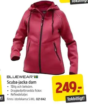 Jula Scuba-jacka dam erbjuda