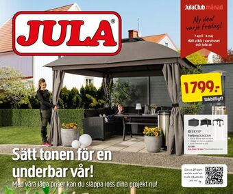 Jula Ekvip paviljong erbjuda