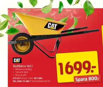 Jula Cat skottkärra erbjuda