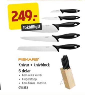Jula Fiskars knivar erbjuda