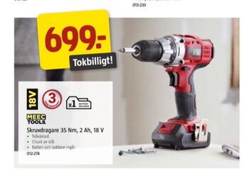 Jula Meec tools borr- och skruvdragere erbjuda