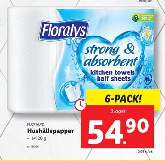 Lidl Hushållspapper erbjuda