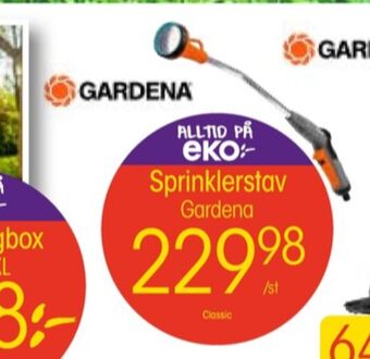 EKO Gardena sprinklerpistol erbjuda