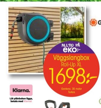 EKO Gardena slangupprullare erbjuda