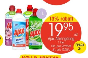 EKO Ajax rengöringsmedel erbjuda