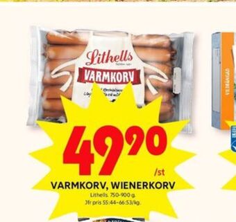 ICA Kvantum Lithells varmkorv erbjuda
