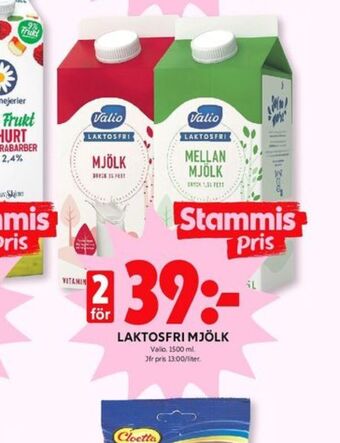 ICA Kvantum Valio mellanmjölk erbjuda