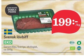 Hemköp Garant lövbiff erbjuda