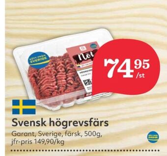 Hemköp Garant nötfärs erbjuda