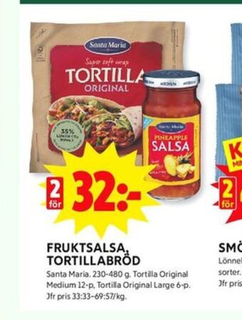 ICA Kvantum Santa maria tacosås erbjuda