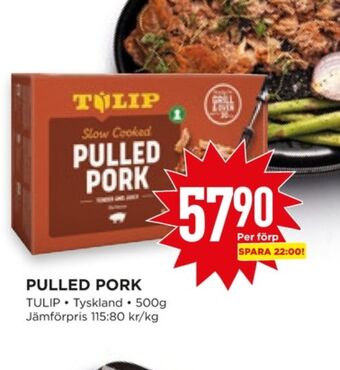 Willys Hemma Tulip pulled pork erbjuda