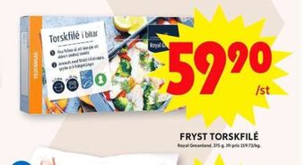 ICA Maxi Royal greenland torskfilé erbjuda